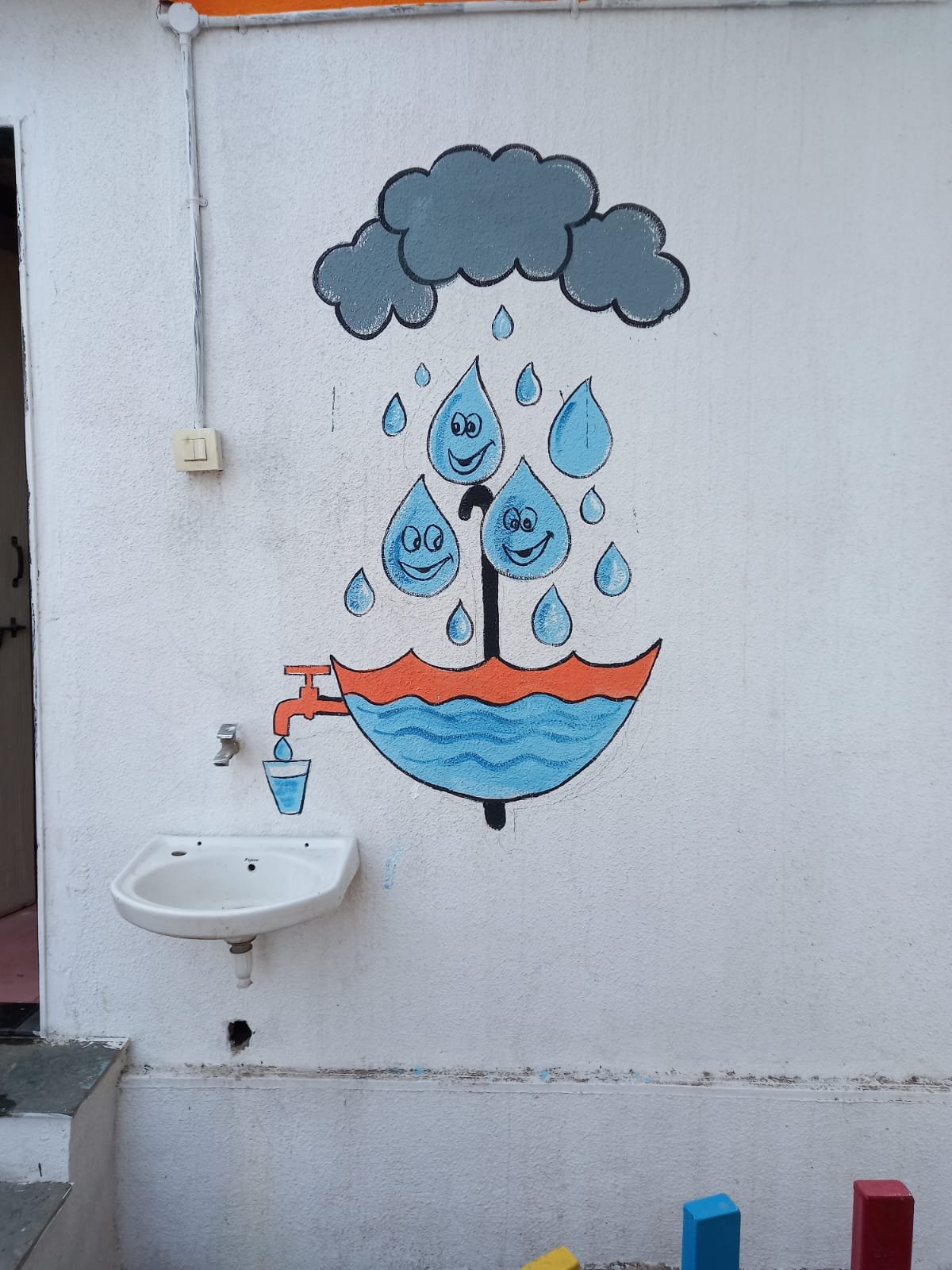 Rain & Cloud Wall Mural